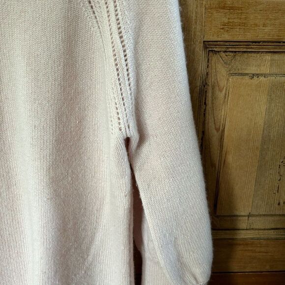 IMMA Medium Pale Pink Cashmere Sweater Turtleneck Knit - Picture 6 of 12